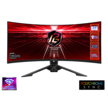 ASROCK PG34WQ15R3A Gaming Monitor 34" VA, 3440x1440, HDMI/Displayport, 2xUSB 3.0, 165Hz, HDR, Hajlított