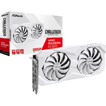 ASROCK Videokártya PCI-Ex16x AMD RX 6600 CHALLENGER WHITE 8GB DDR6