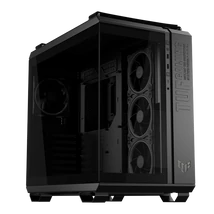 ASUS Ház TUF Gaming GT502, Tápegység nélkül, Fekete, Üvegfalú