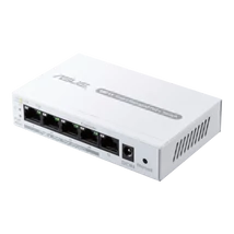 ASUS ExpertWiFi Switch 5x1000Mbps (4xPOE+) Fémházas Asztali, EBP15