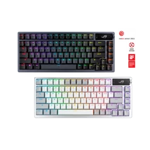 ASUS Vezetékes / Vezeték Nélküli Billentyűzet ROG AZOTH USB, Fekete, Mechanikus