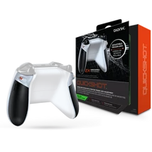 BIONIK XBOX One Kiegészítő Quickshot Pro Kontroller Ravasz csomag fehér & szürke, BNK-9022