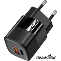 BLACKBIRD Hálózati Adapter ZCD-015B-AC GAN 33W, Fekete