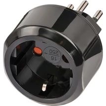 Nedis Brennenstuhl BN-150864 travel, utazó adapter Európa aljzat - Svájc, Liechtenstein dugó