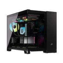 CORSAIR Ház iCUE LINK 2500X RGB, 2x RX120 RGB Ventilátor, Tápegység nélkül, Edzett Üveg, fekete