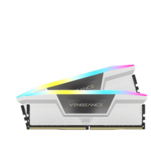 CORSAIR Memória VENGEANCE RGB DDR5 64GB 5600MHz CL40 INTEL XMP (Kit of 2), fehér