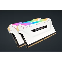 CORSAIR Memória VENGEANCE RGB PRO DDR4 16GB 3200MHz C16 (Kit of 2), fehér