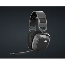 CORSAIR Vezeték Nélküli Headset, HS80 MAX RGB WIRELESS Gaming, Dolby Atmos hangzás, szürke