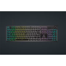 CORSAIR Vezetékes Billentyűzet Gaming, K55 CORE RGB, Médiavezérlő gombok, Cseppálló, US, fekete