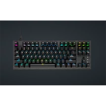 CORSAIR Vezetékes Billentyűzet Gaming, K60 PRO TKL RGB, Optical-Mechanical, Alumínium keret, US, fekete