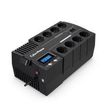 CYBERPOWER UPS BR1200ELCD (8 aljzat) 1200VA 720W, 230V szünetmentes elosztósor + USB LINE-INTERAKTÍV