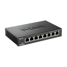 D-LINK Switch 8x1000Mbps Fémházas Asztali, DGS-108GL/E