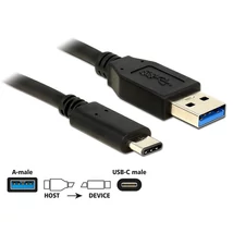 DELOCK kábel USB 3.2 Gen 2 Type-A > USB Type-C 0.5m