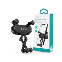 DEVIA UNIVERZÁLIS SZELLŐZŐRÁCSBA ILLESZTHETŐ AUTÓS TARTÓ - KINTONE SERIES GRAVITY CAR HOLDER - FEKETE