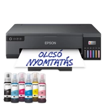 EPSON Tintasugaras fotónyomtató - EcoTank L18050 (A3+, színes, 5760x1440 DPI, 22 lap/perc, USB/WIFI)