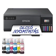 EPSON Tintasugaras nyomtató - EcoTank L8050 (A4, színes, 5760x1440 DPI, 25 lap/perc, USB/Wifi/Wifi Direct)