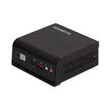 GIGABYTE PC BRIX, Intel N-series N150 3.6GHz, HDMI, 2xDisplayport, LAN, WIFI, BT, 2.5" HDD hely, 3xUSB