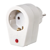 HAMA 223323, FIP HÁLÓZATI TÚLFESZÜLTSÉG VÉDŐ ADAPTER, FEHÉR