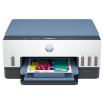 HP Tintasugaras MFP NY/M/S  Smart Tank 675 tintatartályos multifunkciós nyomtató, USB/Wlan A4 12lap/perc(ISO), kék
