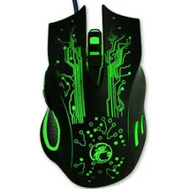 IMICE Vezetékes egér optikai, gaming X9, 3200dpi, USB, Fekete