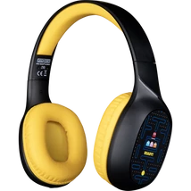 KONIX - PAC-MAN 2.0 Fejhallgató Vezeték Nélküli Bluetooth Gaming Stereo, Mikrofon, Fekete