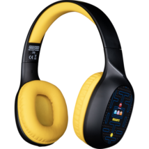 KONIX - PAC-MAN 2.0 Fejhallgató Vezeték Nélküli Bluetooth Gaming Stereo, Mikrofon, Fekete
