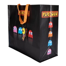 KONIX - PAC-MAN Bevásárló táska, Fekete