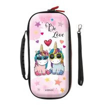 KONIX - UNIK " Be Love" Nintendo Switch/Lite Utazó Tok, Színes