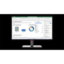 LENOVO Monitor - ThinkVision P27q-30; 27" QHD 2560x1440 IPS, 16:9, 1000:1, 350cd/m2, 4ms, VESA, HDMI, DP, DP-out