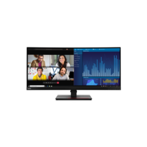 LENOVO Monitor ThinkVision P34w-20, Curved, 34" UWQHD 3440x1440 IPS, 21:9, 1000:1, 300cd/m2, 4ms, USB, USB-C, HDMI, DP