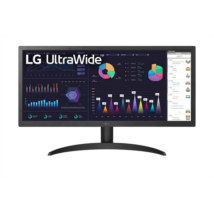 LG IPS monitor 25.7" 26WQ500, 2560x1080, 21:9, 250cd/m2, 5ms, 2xHDMI, HDR10, FreeSync