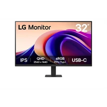LG IPS monitor 31,5" 32U631A, 2560 x 1440, 16:9, 250 cd/m2, 5ms, HDMI/USB-C, 100Hz