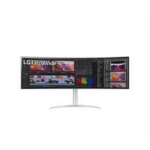 LG Ívelt Nano IPS monitor 49" 49WQ95C-W, 5120x1440, 32:9, 400cd/m2, 5ms, 2xHDMI/DisplayPort/USB-C/2xUSB, hangszóró
