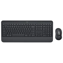 LOGITECH Billentyűzet + egér - MK650 Vezeték Nélküli Combo Grafitszürke, HUN
