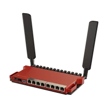 MIKROTIK Wireless Router 2,4GHz,8x1000Mbps + 1x2500Mbps SFP,  AX600, Menedzselhető, Asztali - L009UIGS-2HAXD-IN