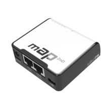 MIKROTIK Wireless Router RouterBOARD 2,4Hz, 2x100Mbps, 300Mbps, Falra rögzíthető - RBMAP2ND