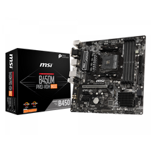 MSI Alaplap AM4 B450M PRO-VDH MAX AMD B450, mATX