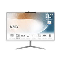 MSI Business AIO Modern AM242, 23,8" FHD, i5-1240P, 8GB, 512GB M.2, INT, Win11H, White