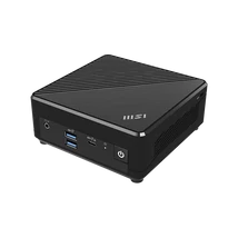 MSI Business DT Cubi N ADL S-225BEU, Intel N100, Intel HD Graphics, M.2 NVME, 4xUSB, USB-C, HDMI, DP, 2xRJ45, Black