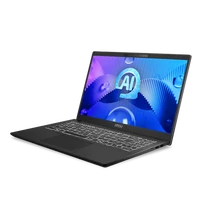 MSI Business NB Modern 15 H AI C1MG-074, 15.6" FHD, Intel Ultra 7 155H, 16GB, 512GB M.2, INT, NoOS, Fekete