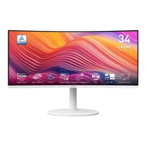 MSI Monitor Business Modern MD342CQPW Ívelt 34" QHD, 3440x1440, 100Hz VA 21:9, 3000:1 CR, 300cd/m2, 4ms, HDMI, DP, White