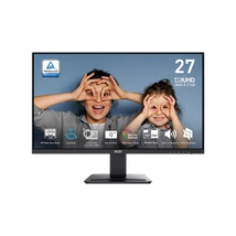 MSI Monitor Business PRO MP273U 27" UHD 3840x2160, IPS, 16:9, 60Hz, 4ms, 300cd/m2, 1000:1, 2x HDMI, DP, Black