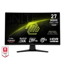 MSI Monitor GAMING MAG 274CQF 27" Rapid VA WQHD 2560x1440 16:9 5000:1 180Hz 0,5ms 2x HDMI, DP, Black