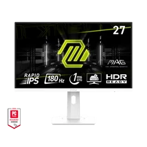 MSI Monitor GAMING MAG 274PFW Rapid IPS 27" FHD 1920x1080, 1000:1 CR, 300cd/m2, 1ms, 180Hz, DP, 2x HDMI, White