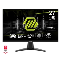 MSI Monitor GAMING MAG 275F 27" FHD 1920x1080, Rapid IPS 180Hz, 16:9, 1000:1, 0,5ms, 2x HDMI, DP, Black