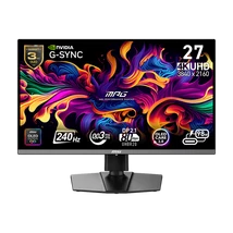 MSI Monitor GAMING MPG 272URX QD-OLED 26,5" UHD 3840x2160, 240Hz, 150000:1 CR, 250cd/m2, 0,03ms, 2x HDMI, DP, USB-C