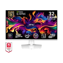 MSI Monitor GAMING MPG 321URXW QD-OLED 31,5" UHD 3840x2160, 240Hz, 150000:1 CR, 250cd/m2, 0,03ms, 2x HDMI, DP, USB-C