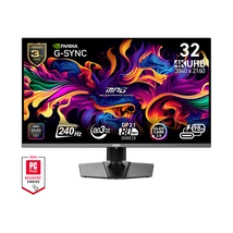 MSI Monitor GAMING MPG 322URX QD-OLED 31,5" UHD 3840x2160, 240Hz, 150000:1 CR, 250cd/m2, 0,03ms, 2x HDMI, DP, USB-C