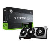 MSI Videokártya PCI-Ex16x nVIDIA RTX 5080 VENTUS 3X 16GB DDR7 OC