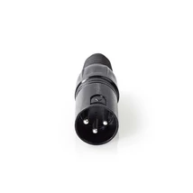 Nedis COTP15900BK szerelhető XLR dugó